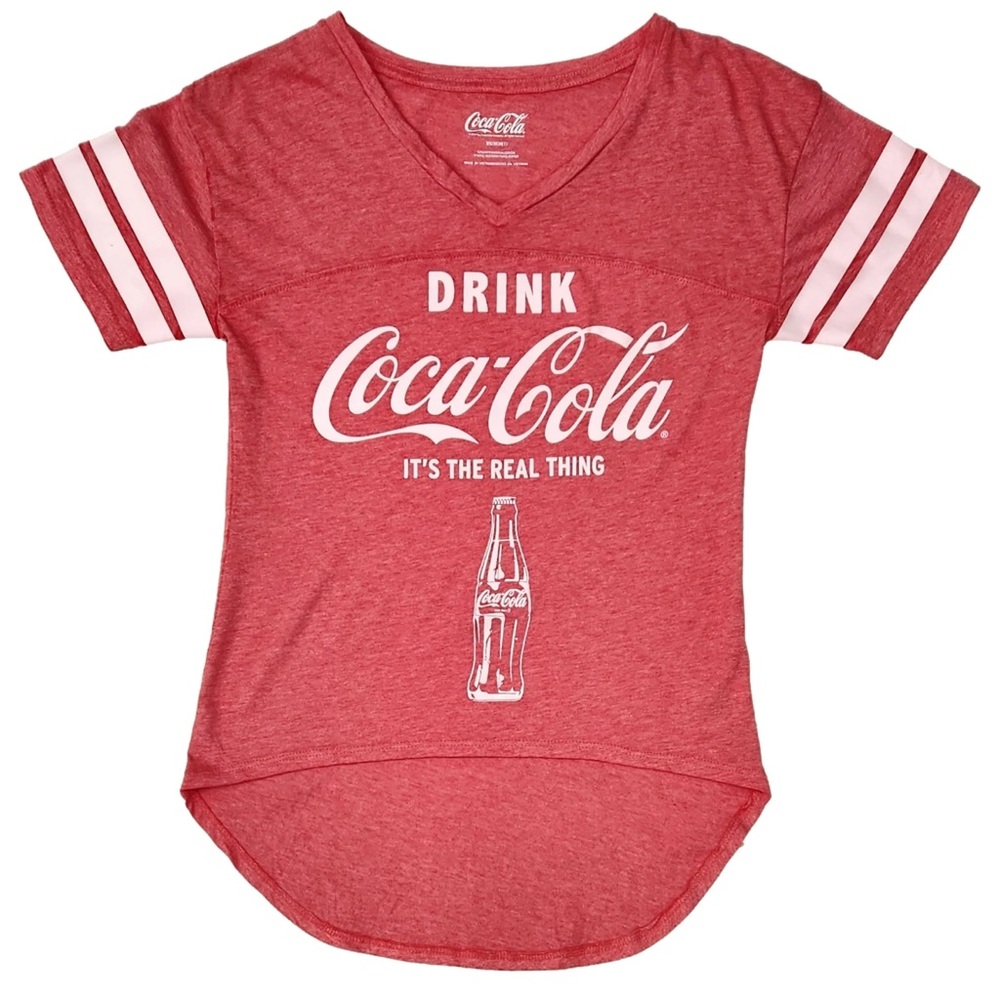 Coca-Cola V-Neck Red Tee